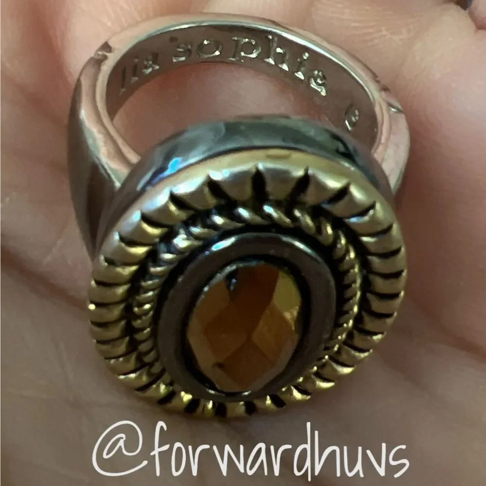 Lia Sophia Bling Ring Size 6